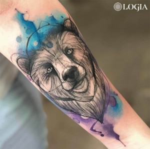 tattoo-oso-brazo-renata-henriques 